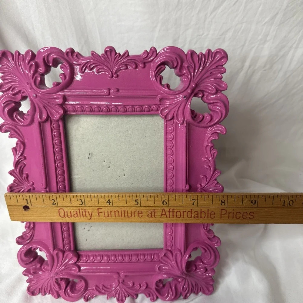 Diva Hot Pink Picture Frame French Baroque Art Wall Tabletop 8